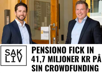 41,7 MILJONER KR PÅ CROWDFUNDING